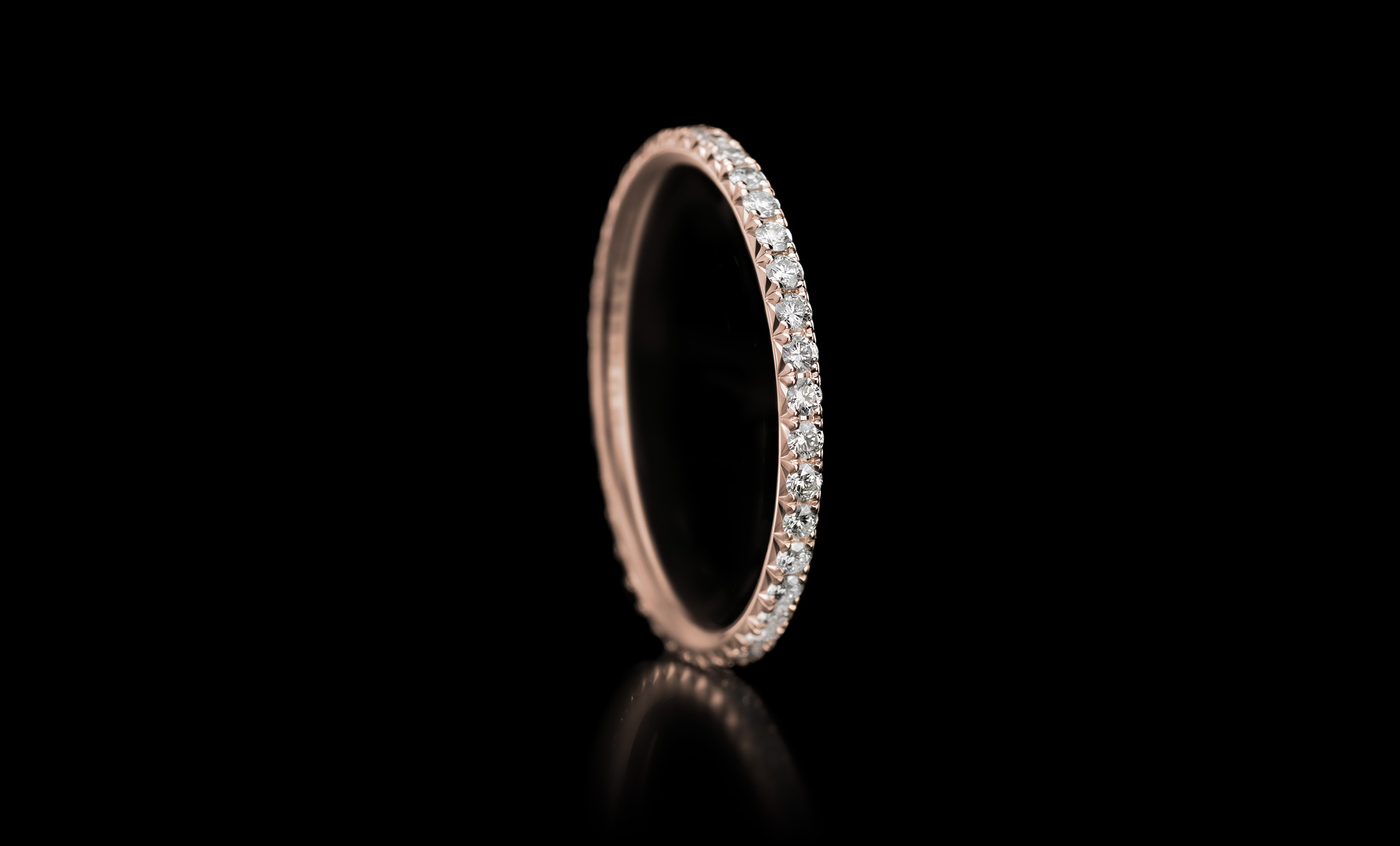 Halo No.1 diamond ring rose