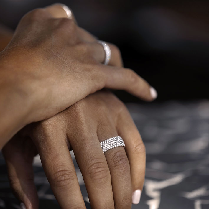 Montluc - Constellation No.2 diamond ring showcase