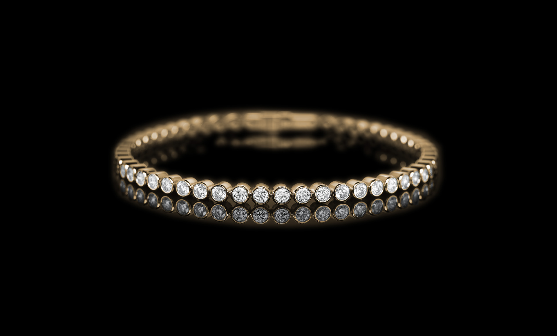 Meridian Diamond bracelet - yellow gold