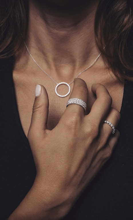 Orbit No.1 Diamond Pendant